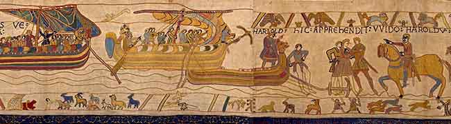 Journey To Normandy scene 3 - Bayeux Tapestry